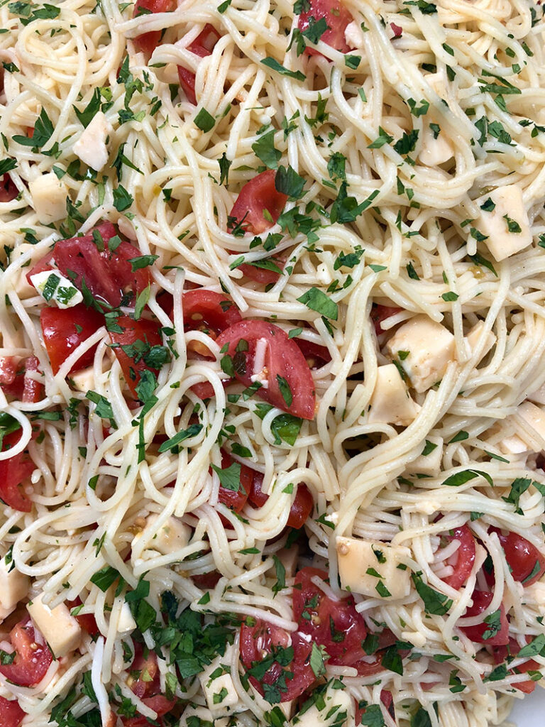 Capellini, Asiago & Tomato Salad Arctic Foods